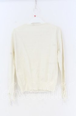 画像3: LODISPOTTO / リボンビジュー配色ニット  アイボリー O-25-12-02-1020-LO-TO-IG-OS