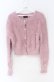 画像1: evelyn / シャギーカーディガン  ピンク O-25-12-02-1023-LO-TO-IG-OS (1)