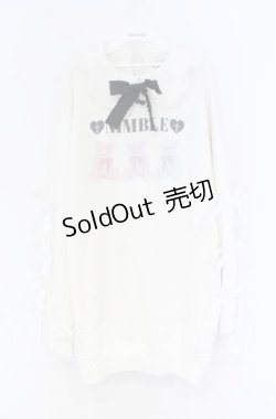 画像1: Ank Rouge / カラフルベアプリントプルオーバー  オフ O-25-12-02-1024-CA-OP-IG-OS