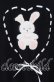 画像2: Honey Cinnamon / うさぎハートはしごリボンニット  クロ O-25-12-02-1025-LO-TO-IG-OS (2)