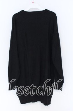 画像3: Honey Cinnamon / うさぎハートはしごリボンニット  クロ O-25-12-02-1025-LO-TO-IG-OS