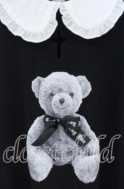 画像2: Ank Rouge / クロスくりぬきくまプルオーバー  クロ O-25-12-02-1026-CA-TO-IG-OS