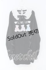 Ank Rouge / カラフルベアプリントプルオーバー  クロ O-25-12-02-1027-CA-OP-IG-OS