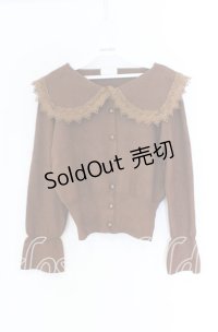 LODISPOTTO / 襟付きカーディガン  ブラウン O-25-12-02-1029-LO-TO-IG-OS
