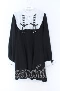 Rojita / Wレースアップワンピース  クロ×シロ O-25-12-02-1033-LO-OP-IG-OS
