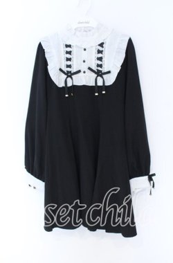 画像1: Rojita / Wレースアップワンピース  クロ×シロ O-25-12-02-1033-LO-OP-IG-OS