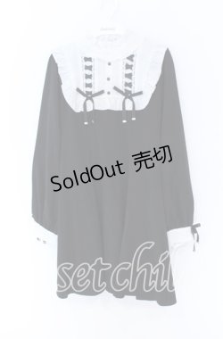 画像1: Rojita / Wレースアップワンピース  クロ×シロ O-25-12-02-1033-LO-OP-IG-OS