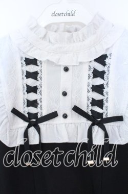 画像2: Rojita / Wレースアップワンピース  クロ×シロ O-25-12-02-1033-LO-OP-IG-OS