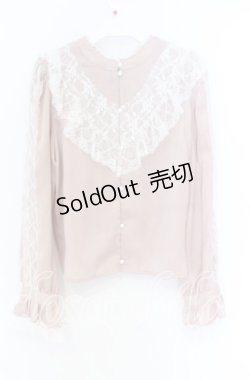 画像3: Bubbles / チョーカー風ボウタイブラウス  ピンク O-25-12-02-1034-CA-BL-IG-OS