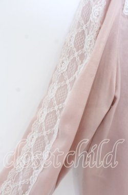 画像4: Bubbles / チョーカー風ボウタイブラウス  ピンク O-25-12-02-1034-CA-BL-IG-OS