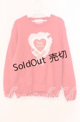 Nile Perch / フリルワッペントレーナー  アカ O-25-12-02-007-LO-TO-IG-OS