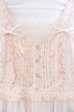 画像2: LIZ LISA / トリコット×レーストップス 0 ピンク O-25-12-02-060-LO-TO-OW-OS