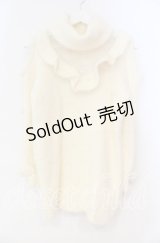 LIZ LISA / 肩あきフリルニットワンピース 0 アイボリー O-25-12-02-062-LO-OP-OW-OS