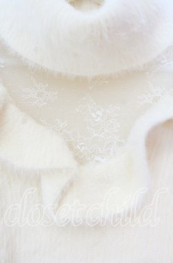 画像2: LIZ LISA / 肩あきフリルニットワンピース 0 アイボリー O-25-12-02-062-LO-OP-OW-OS