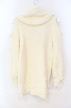 画像3: LIZ LISA / 肩あきフリルニットワンピース 0 アイボリー O-25-12-02-062-LO-OP-OW-OS