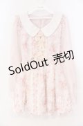 LIZ LISA / リボン柄トップス 0 ピンク O-25-12-02-063-LO-TO-OW-OS