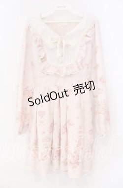 画像1: LIZ LISA / スノードーム柄ワンピース 0 ピンク O-25-12-02-064-LO-OP-OW-OS