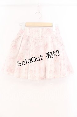 画像1: LIZ LISA / リボン柄スカパン 0 ピンク O-25-12-02-066-LO-SK-OW-OS