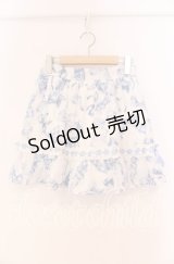 LIZ LISA / リボン柄スカパン 0 ブルー O-25-12-02-067-LO-SK-OW-OS