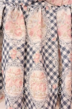 画像2: LIZ LISA / フラワーフレーム柄スカパン 0 ブルー O-25-12-02-068-LO-SK-OW-OS