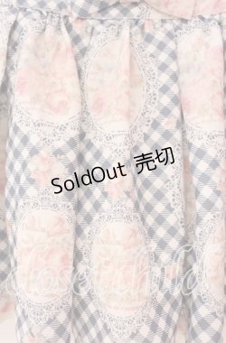 画像2: LIZ LISA / フラワーフレーム柄スカパン 0 ブルー O-25-12-02-068-LO-SK-OW-OS