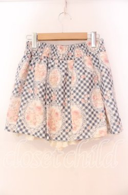 画像3: LIZ LISA / フラワーフレーム柄スカパン 0 ブルー O-25-12-02-068-LO-SK-OW-OS