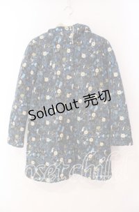 Franche Lippee / おでかけオリプリキルトコート M ブラック・おやゆびひめ O-25-12-02-069-LO-CO-OW-OS