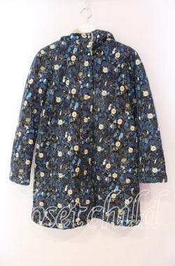 画像1: Franche Lippee / おでかけオリプリキルトコート M ブラック・おやゆびひめ O-25-12-02-069-LO-CO-OW-OS