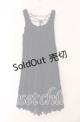 axes femme / ティアードワンピース M ネイビー O-25-12-02-070-AX-OP-OW-OS