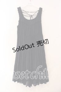 axes femme / ティアードワンピース M ネイビー O-25-12-02-070-AX-OP-OW-OS