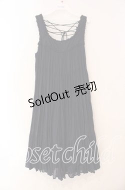 画像1: axes femme / ティアードワンピース M ネイビー O-25-12-02-070-AX-OP-OW-OS