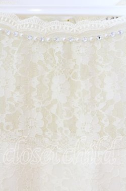 画像2: axes femme / 総レースビスチェ切替プルオーバー  アイボリー O-25-12-02-008-AX-TO-IG-OS