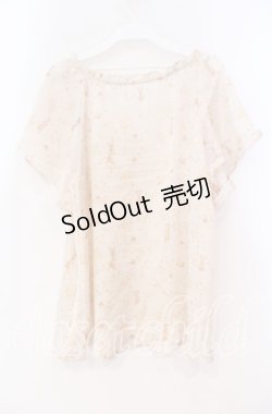 画像3: Franche Lippee / 動物柄サテンチュニック M キナリ O-25-12-02-075-LO-TO-OW-ZT1205A