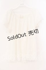 axes femme / バックリボンデザインプルオーバー M キナリ O-25-12-02-079-AX-TO-OW-OS