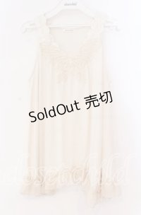 axes femme / バタフライレース使いAラインタンクトップ M キナリ O-25-12-02-081-AX-TO-OW-OS