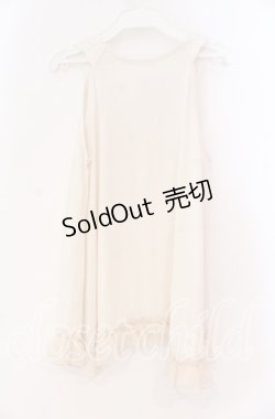 画像3: axes femme / バタフライレース使いAラインタンクトップ M キナリ O-25-12-02-081-AX-TO-OW-OS