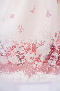 画像2: L'EST ROSE / 花柄シフォンワンピース 2 アイボリー O-25-12-02-009-LO-OP-IG-OS