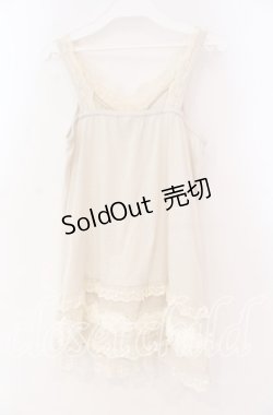 画像3: axes femme / 裾バラモチーフタンク M キナリ O-25-12-02-082-AX-TO-OW-OS