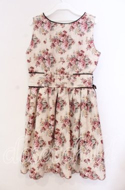 画像3: axes femme POETIQUE / ローズブーケ柄ワンピース Ｍ アイボリー O-25-12-02-001-AX-OP-IG-OS