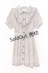 LIZ LISA / グレンチェックワンピース  ブラウン O-25-12-02-011-LO-OP-IG-OS