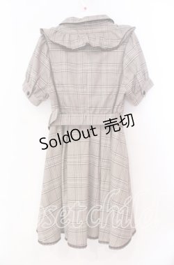 画像3: LIZ LISA / グレンチェックワンピース  ブラウン O-25-12-02-011-LO-OP-IG-OS