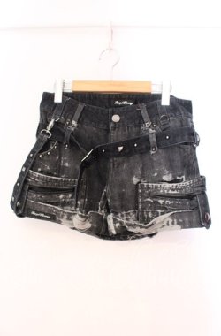 画像1: SEX POT ReVeNGe / ヒップパッド付きショートパンツ L ブラック O-25-12-02-012-SP-PA-OW-OS