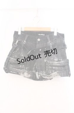 画像1: SEX POT ReVeNGe / ヒップパッド付きショートパンツ L ブラック O-25-12-02-012-SP-PA-OW-OS