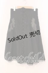 海外ゴシックブランド / レースアップコウモリワッペンスカート M ブラック O-25-12-02-025-GO-SK-IG-OS