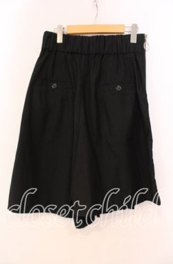 画像3: LISTEN FLAVOR / プリーツフラップ付アシメガウチョパンツ  ブラック O-25-12-02-026-PU-PA-IG-OS