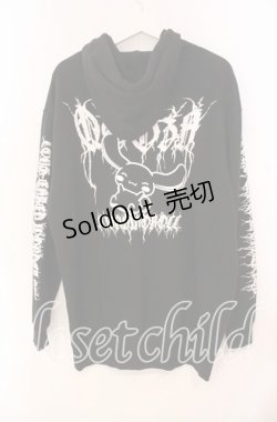 画像3: QOOZA / ×Cinnamoroll シナモロールコラボパーカー  ブラック O-25-12-02-027-PU-TO-IG-OS