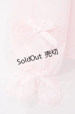 画像3: axes femme Kawaii / トーションレース丸襟ブラウス Ｍ ピンク O-25-12-02-028-AX-BL-IG-OS