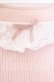 画像2: DearMyLoveRose / コットンレース襟リブトップス Ｍ ピンク O-25-12-02-003-EL-TO-IG-OS (2)