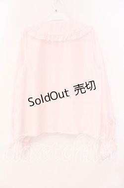 画像4: axes femme Kawaii / トーションレース丸襟ブラウス Ｍ ピンク O-25-12-02-028-AX-BL-IG-OS