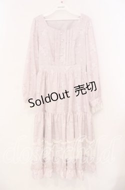 画像1: axes femme / SAKURAティアードワンピース  ピンク O-25-12-02-029-AX-OP-IG-OS